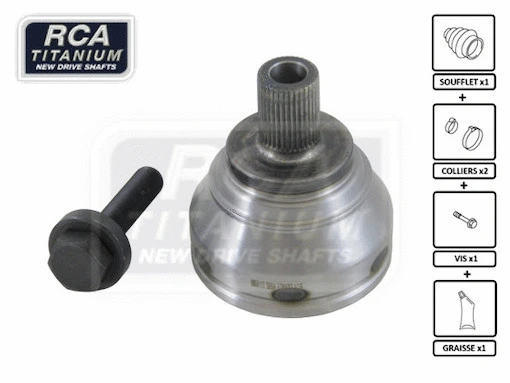 Jeu de joints, arbre de transmission RCA FRANCE AD82