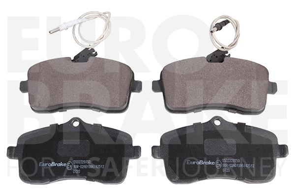 Kit de plaquettes de frein, frein à disque EUROBRAKE 5502223750