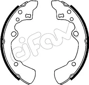 Jeu de mâchoires de frein CIFAM 153-205