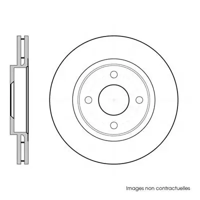 Disque de frein Technika 755230
