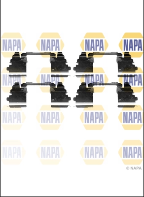 Kit d'accessoires, plaquette de frein à disque NAPA NFK1159