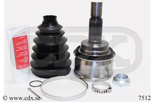 Jeu de joints, arbre de transmission CDX 7512