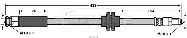 Flexible de frein BORG & BECK BBH7571