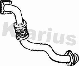 Tuyau d'échappement KLARIUS 301217
