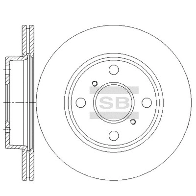 Disque de frein Hi-Q SD4676
