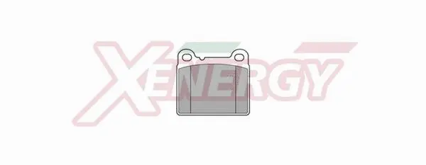 Kit de plaquettes de frein, frein à disque AP XENERGY X40299