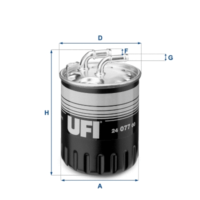Filtre à carburant UFI 24.077.00