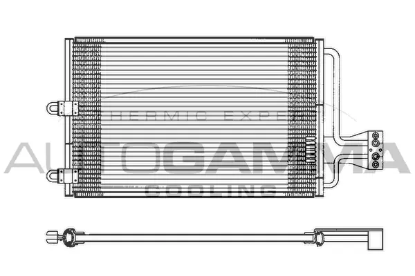 Condenseur, climatisation AUTOGAMMA 101582