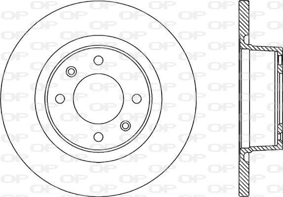Disque de frein OPEN PARTS BDR1931.10