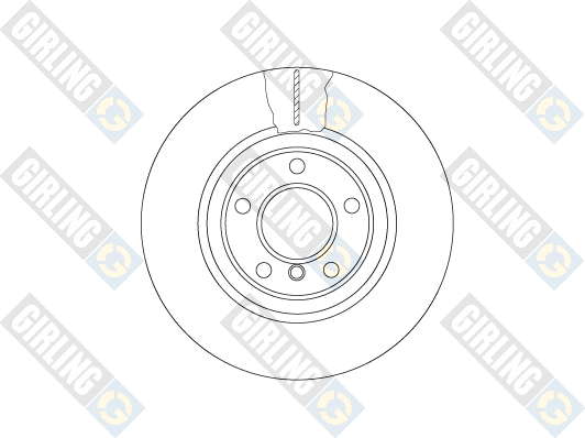 Disque de frein GIRLING 6066165