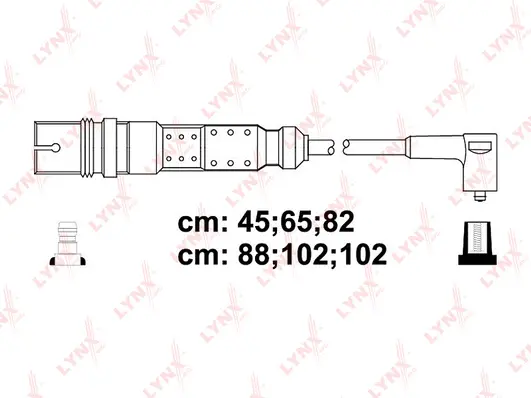Kit de câbles d'allumage LYNXAUTO SPC5327