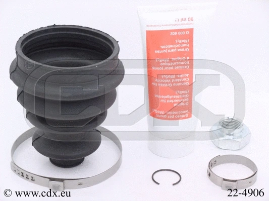 Jeu de joints-soufflets, arbre de commande CDX 22-4906