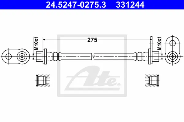 Flexible de frein ATE-APAC 24.5247-0275.3