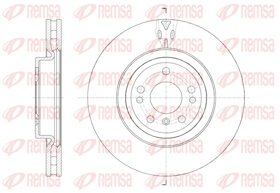 Disque de frein REMSA 61576.10