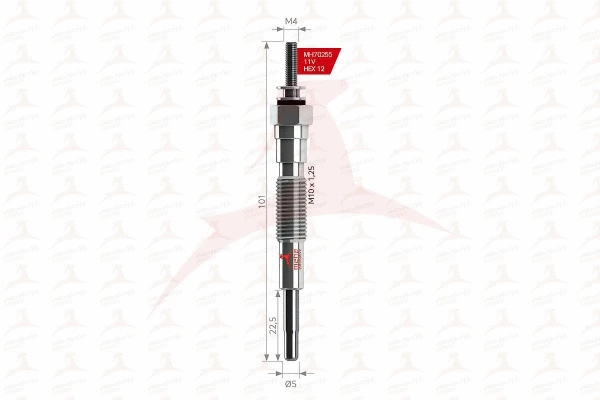 Bougie de préchauffage MEHA AUTOMOTIVE MH70255