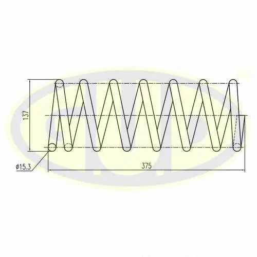 Ressort de suspension G.U.D. GCS227593