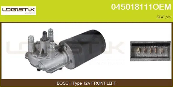 Moteur d'essuie-glace LGK 045018111OEM