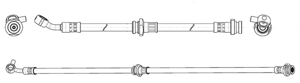 Flexible de frein CEF 514573