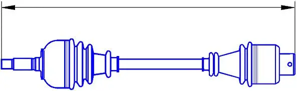 Arbre de transmission SERCORE 22811A
