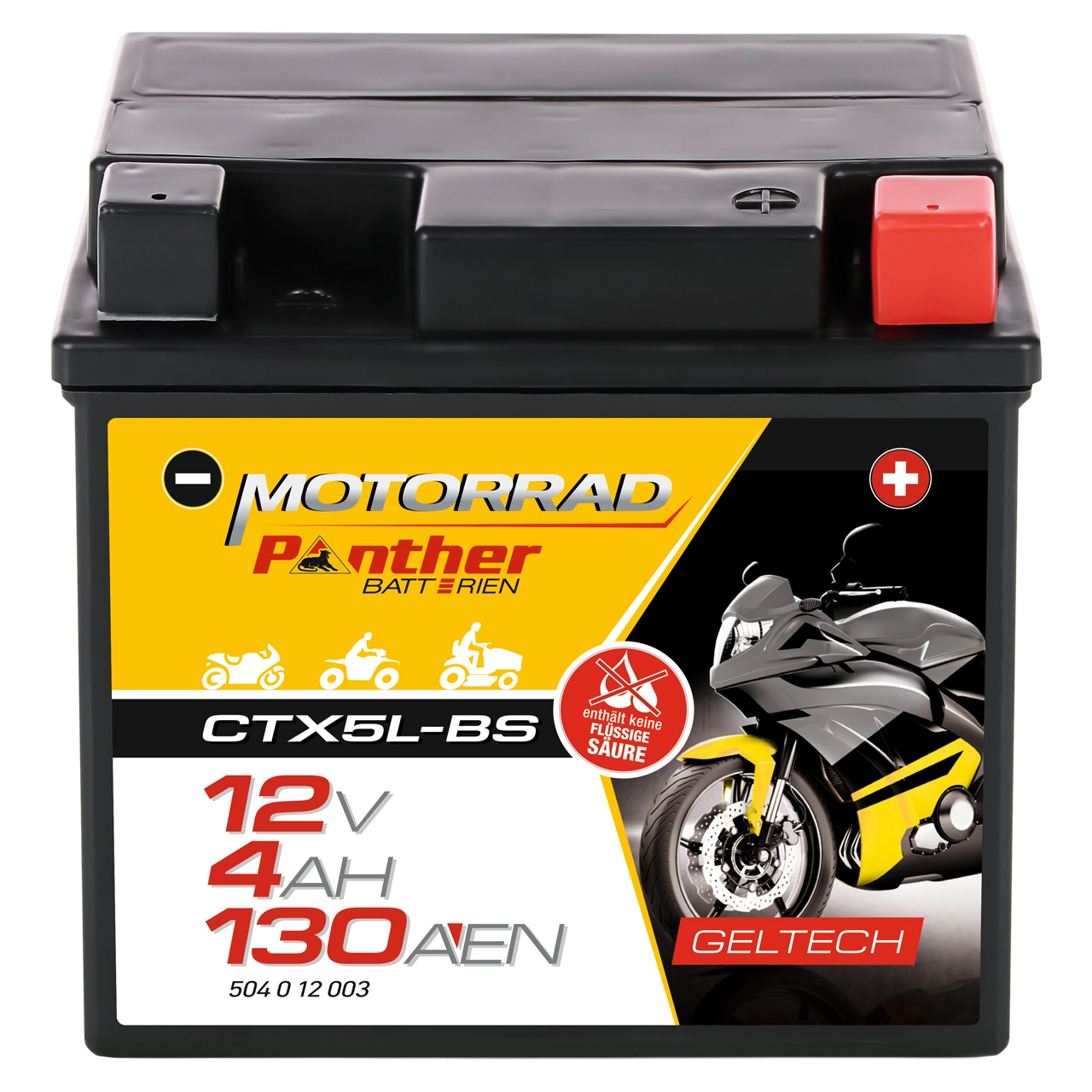 Batterie de démarrage PANTHER-BATTERIEN GB.5041277