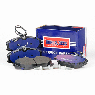Kit de plaquettes de frein, frein à disque BORG & BECK BBP1466