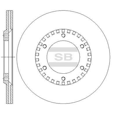 Disque de frein Hi-Q SD4232