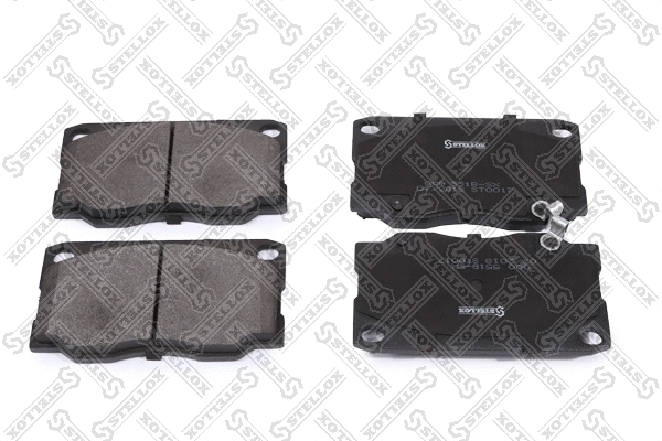 Kit de plaquettes de frein, frein à disque STELLOX 000 551B-SX