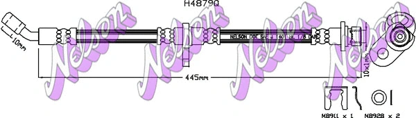 Flexible de frein KAWE H4879Q