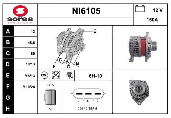 Alternateur SERA NI6105