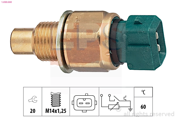 Sonde, température du liquide de refroidissement EPS 1.830.560