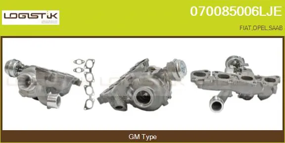 Turbocompresseur, suralimentation LGK 070085006LJE