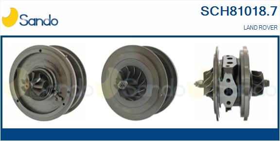 Groupe carter, turbocompresseur SANDO SCH81018.7