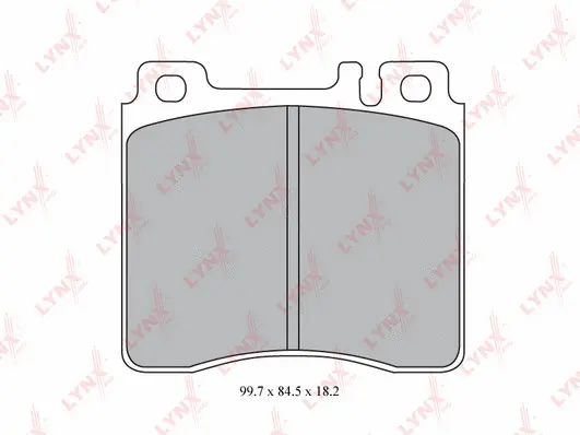 Kit de plaquettes de frein, frein à disque LYNXAUTO BD-5333