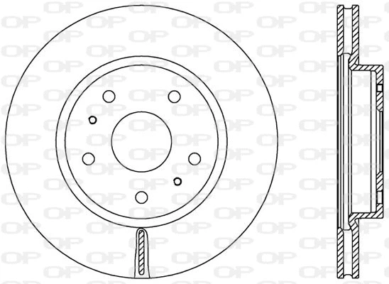 Disque de frein OPEN PARTS BDA2565.20