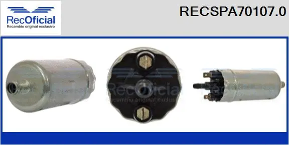 Pompe à carburant RECOFICIAL RECSPA70107.0