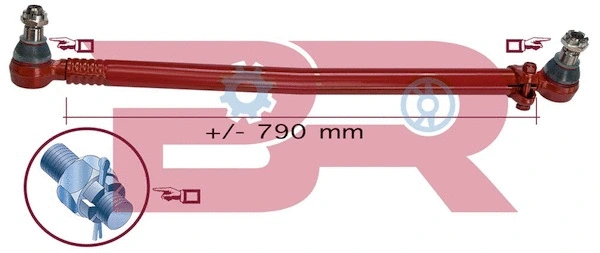 Barre de connexion BOTTO RICAMBI BRST1326