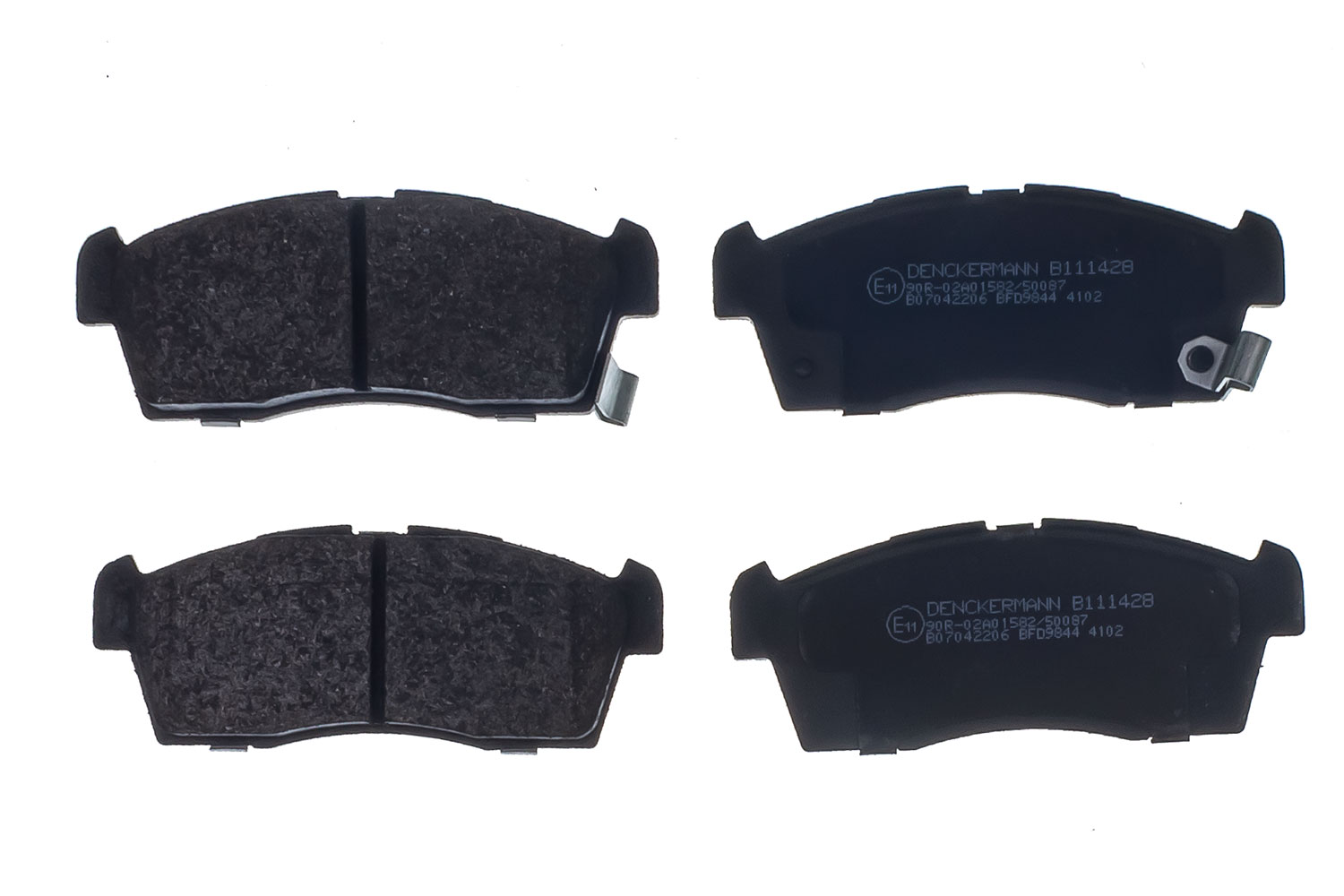 Kit de plaquettes de frein, frein à disque DENCKERMANN B111428
