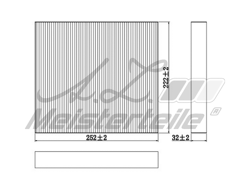 Filtre, air de l'habitacle A.Z. Meisterteile AZMT-41-010-1512