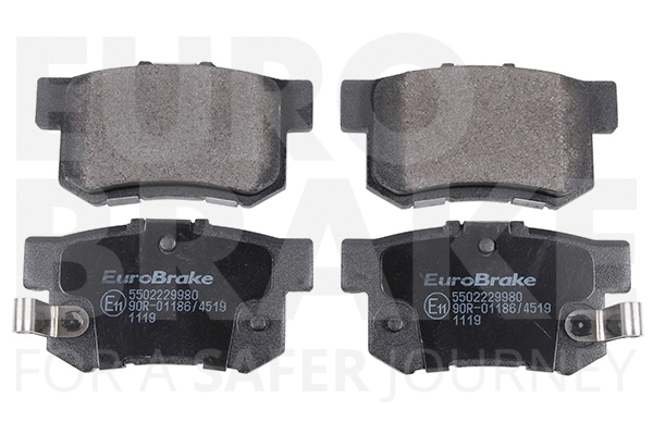 Kit de plaquettes de frein, frein à disque EUROBRAKE 5502229980