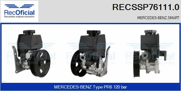 Pompe hydraulique, direction RECOFICIAL RECSSP76111.0