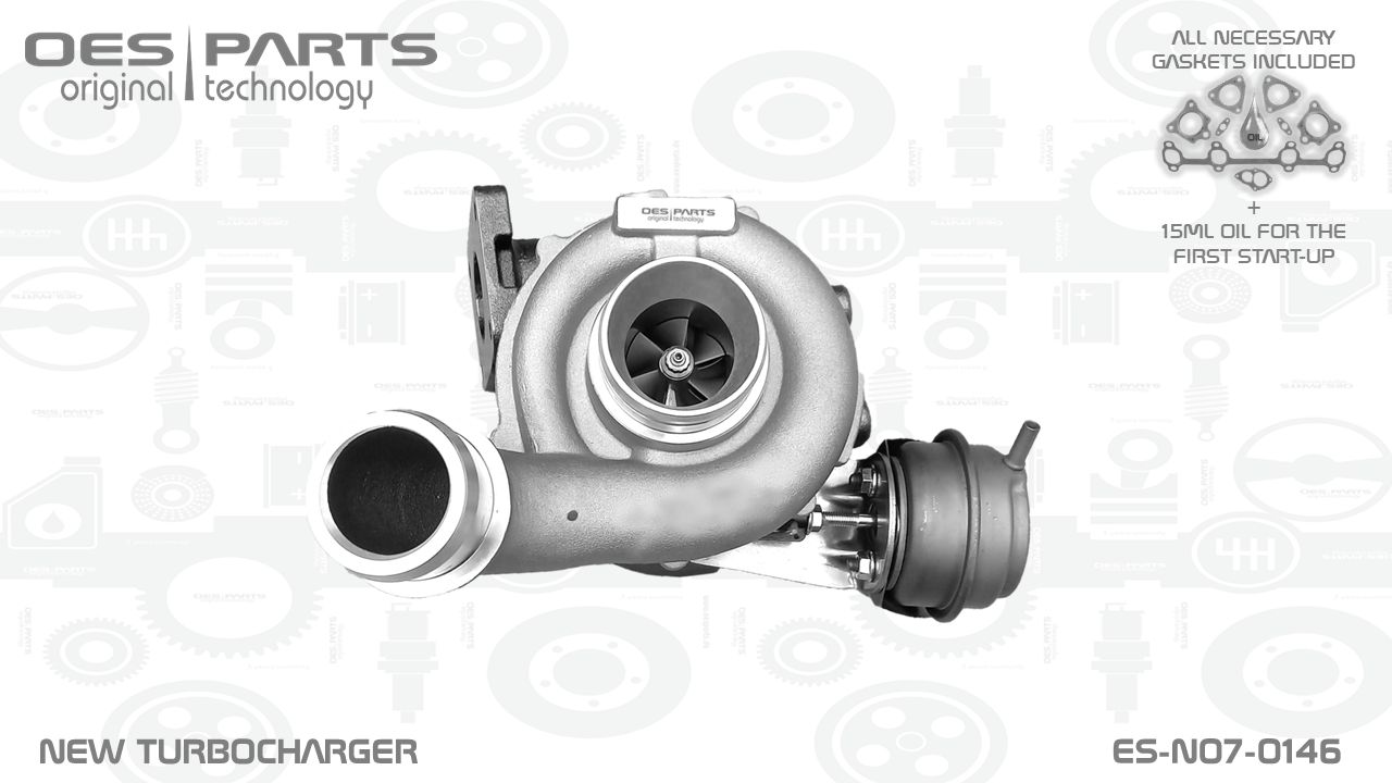Turbocompresseur, suralimentation OES PARTS ES-N07-0146