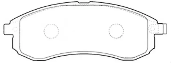 Kit de plaquettes de frein, frein à disque FIT FP1214