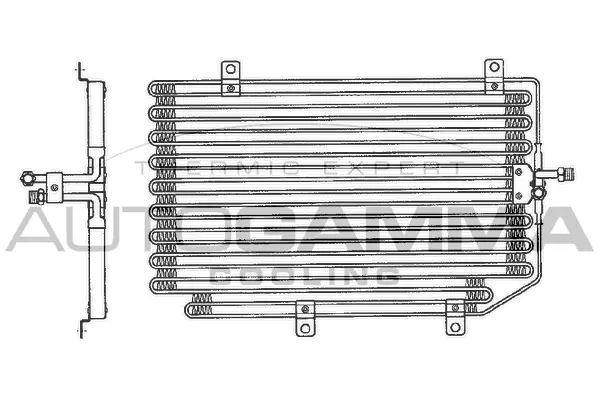 Condenseur, climatisation AUTOGAMMA 102594