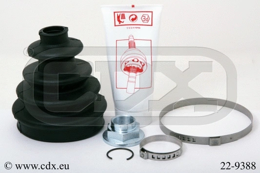 Jeu de joints-soufflets, arbre de commande CDX 22-9388