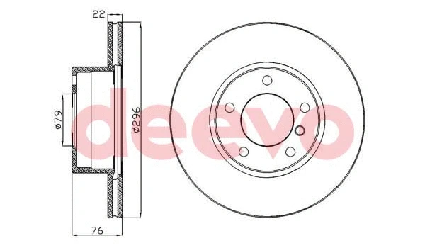 Disque de frein DEEVO BD32360