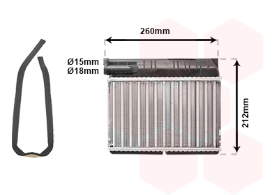 Système de chauffage VAN WEZEL 06006166