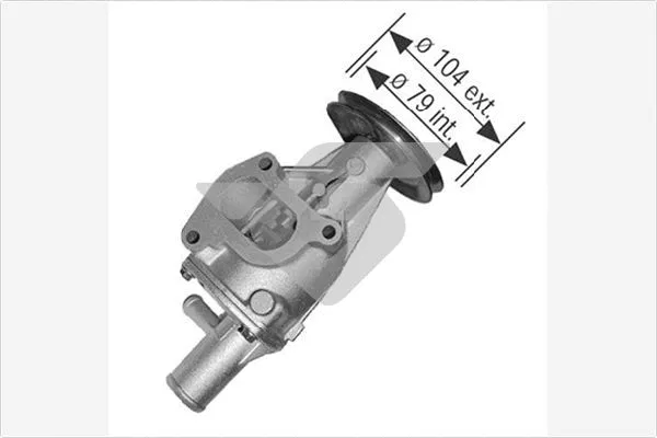 Pompe à eau, refroidissement du moteur HUTCHINSON WP226