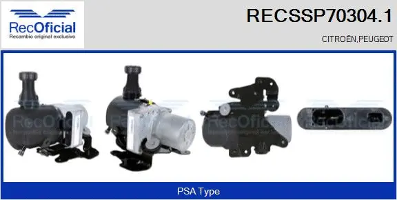 Pompe hydraulique, direction RECOFICIAL RECSSP70304.1