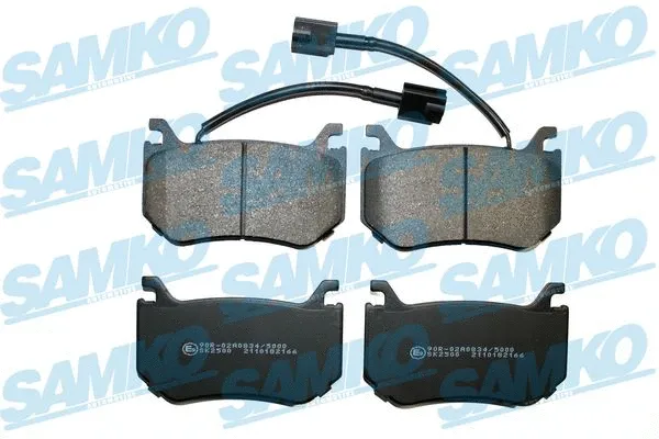 Kit de plaquettes de frein, frein à disque SAMKO 5SP2166