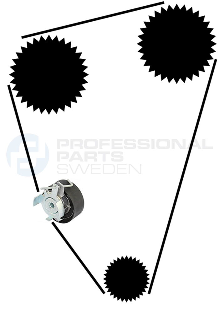 Kit de courroie crantée Professional Parts 21430031
